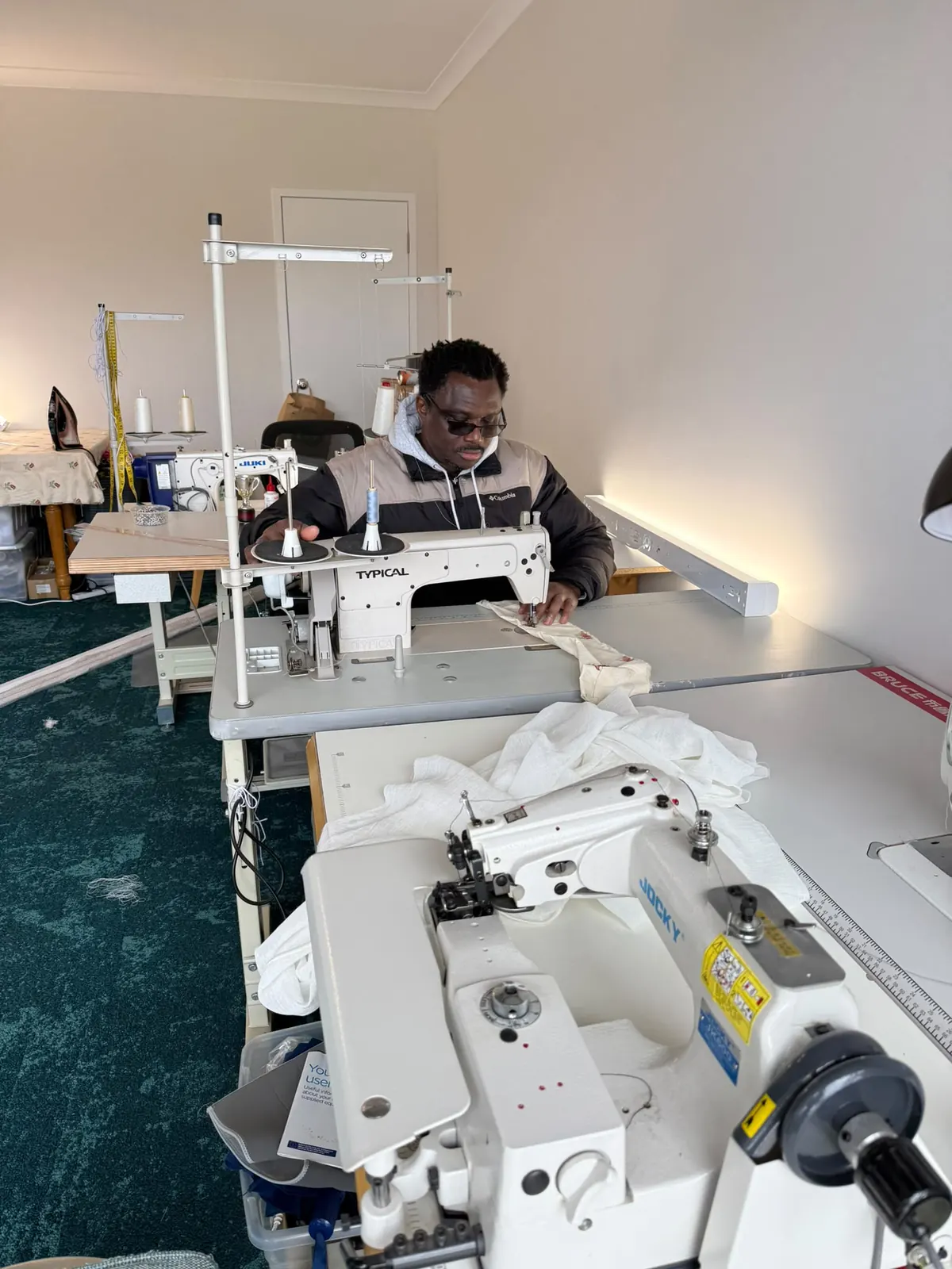 The sewing workroom
